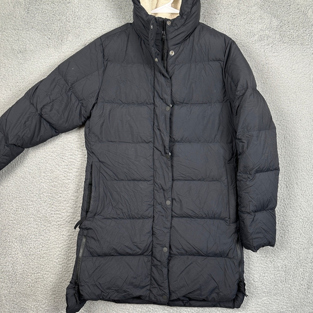 Men's Black Puffer Coat - Long Quilted Winter Jacket